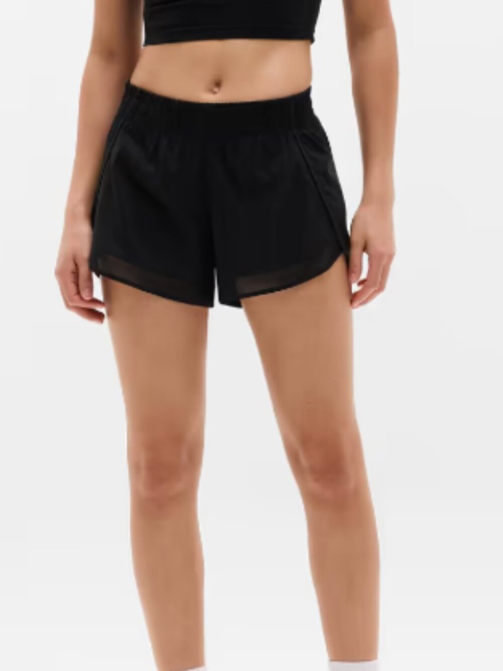Athleta Mesh Racer Run Short 4"